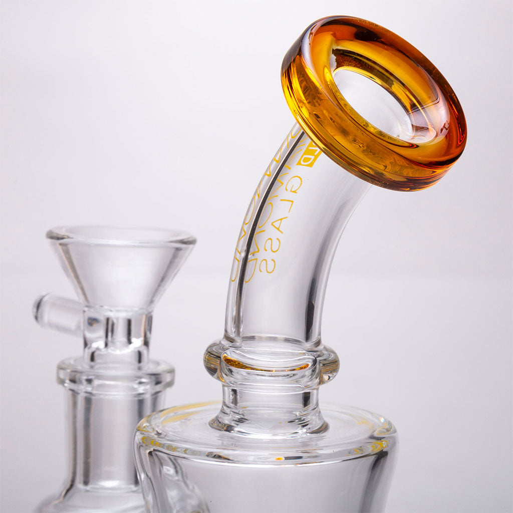 Diamond Glass Mini Showerhead Bubbler