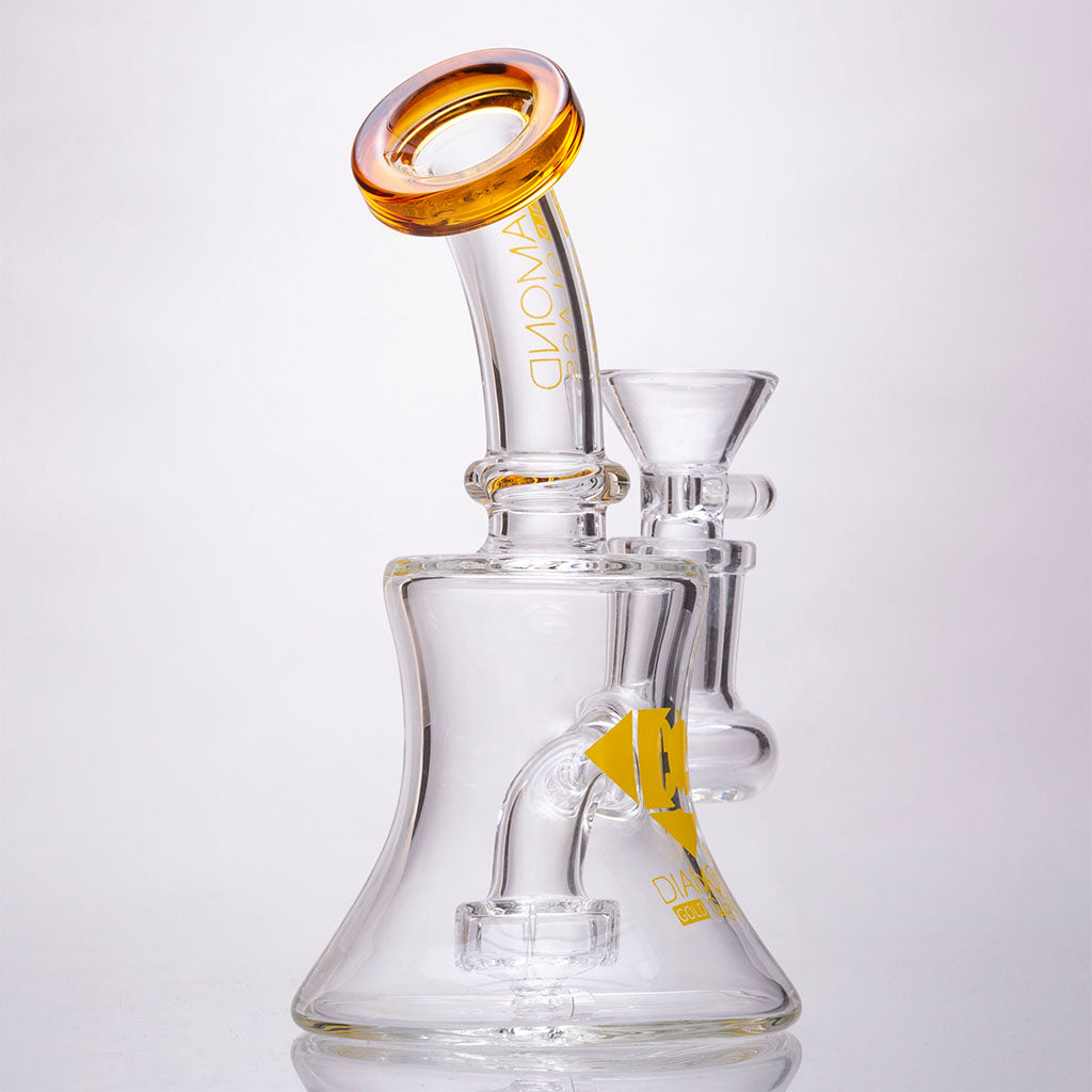 Diamond Glass Mini Showerhead Bubbler