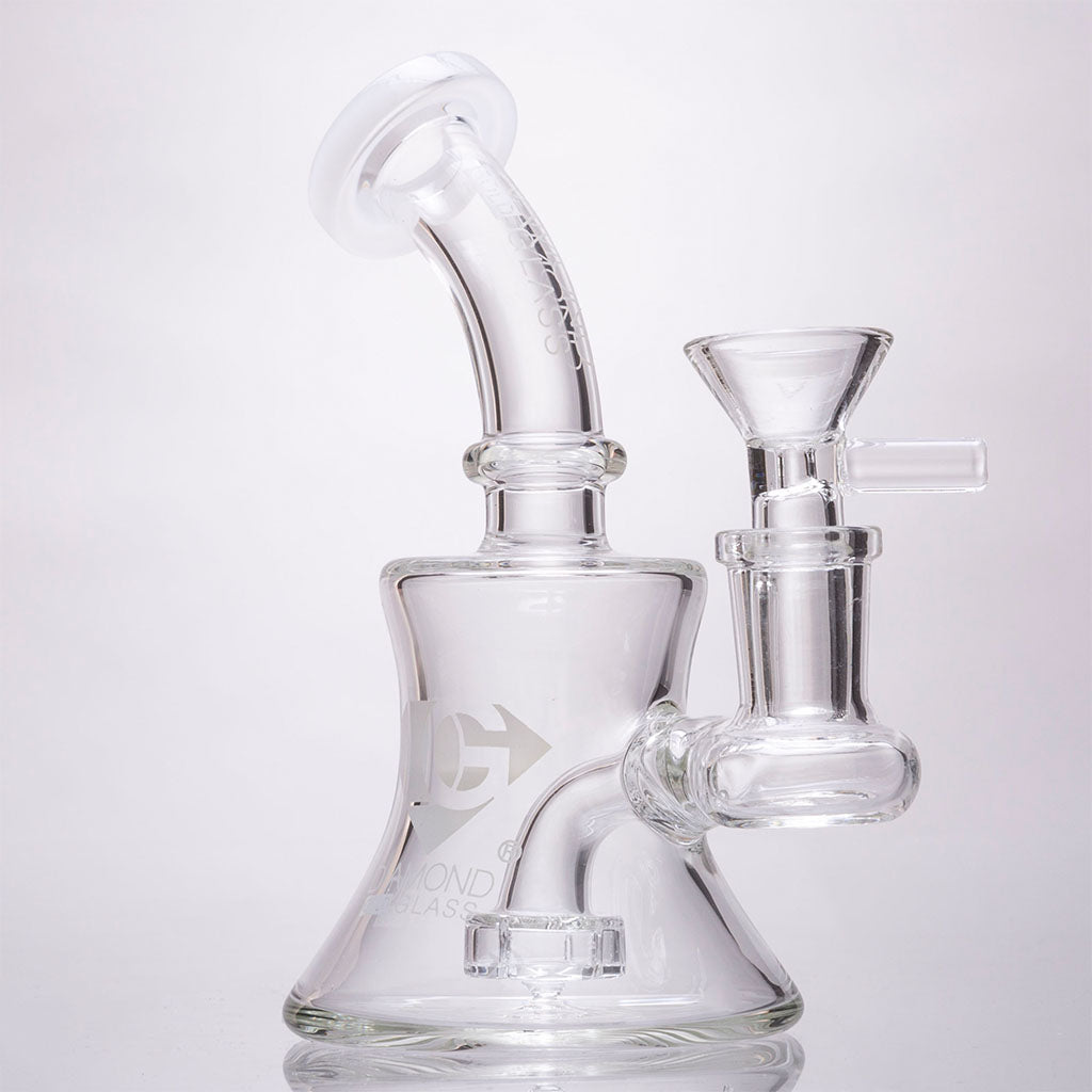 Diamond Glass Mini Showerhead Bubbler