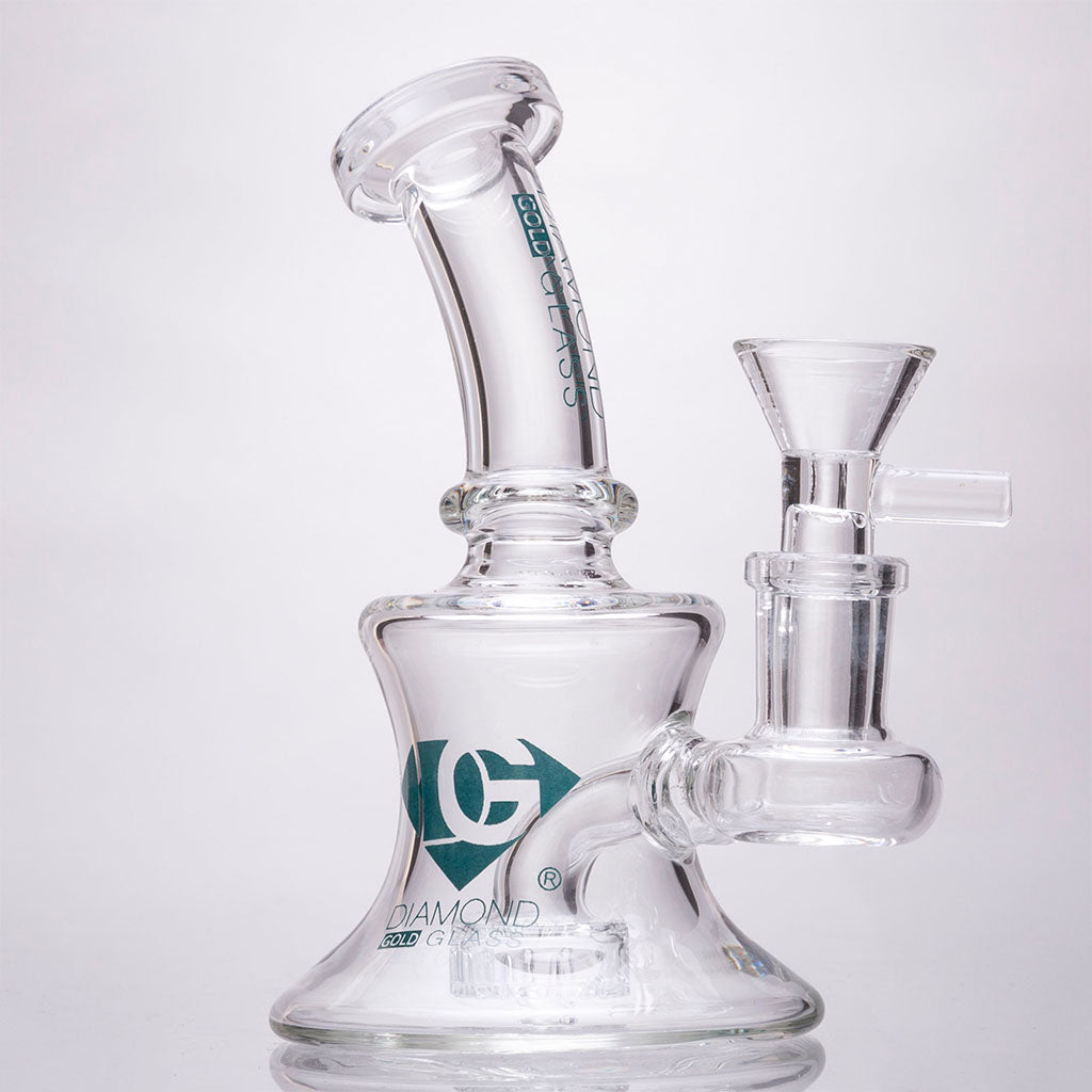 Diamond Glass Mini Showerhead Bubbler