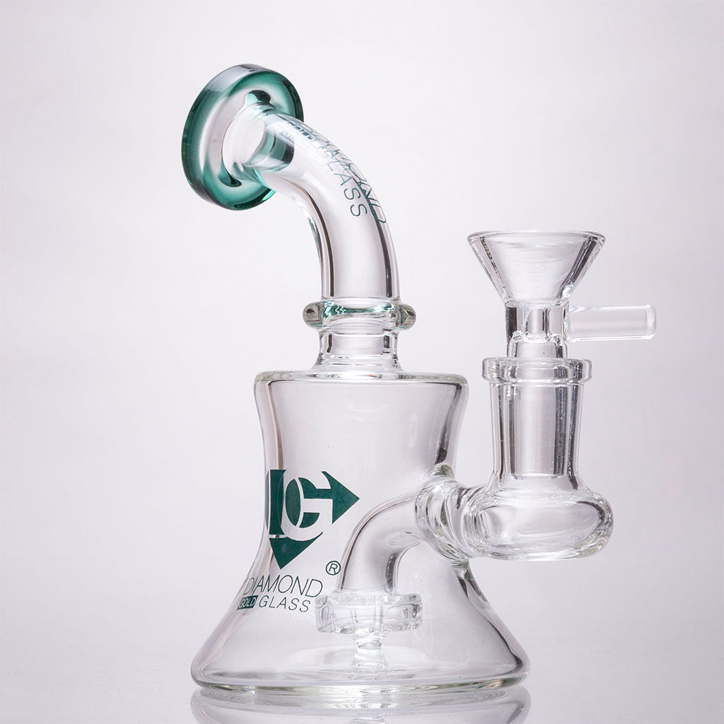 Diamond Glass Mini Showerhead Bubbler