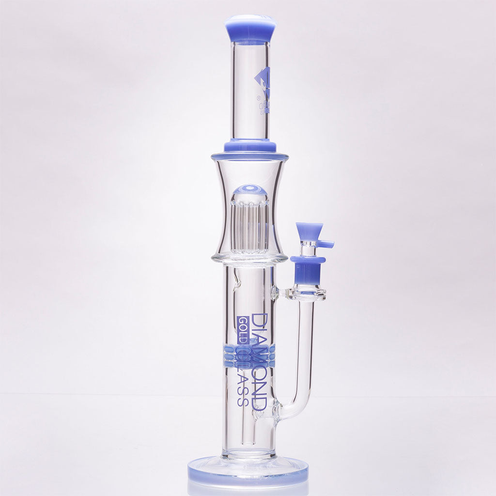 Diamond - Peachy Ratchet Perc Bong