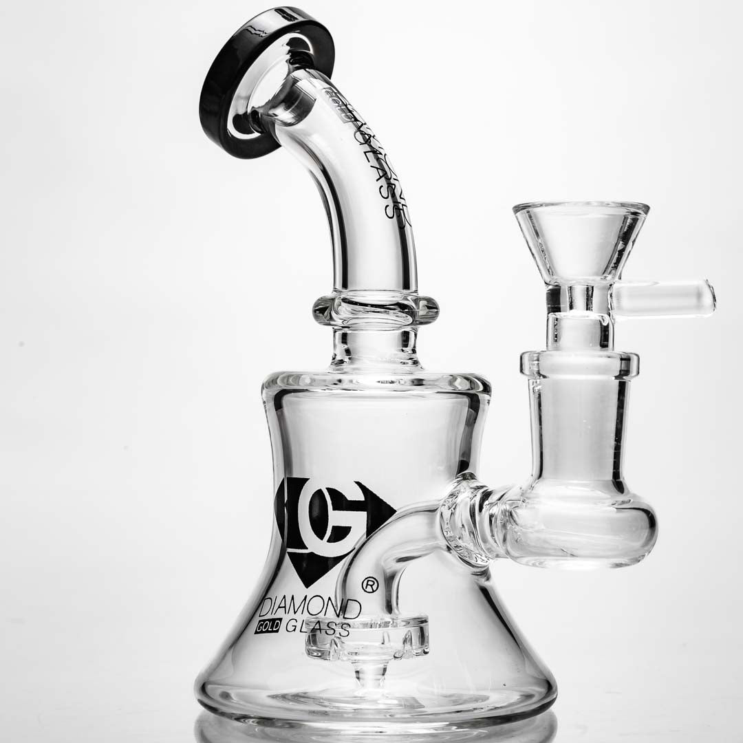 Diamond Glass Mini Showerhead Bubbler