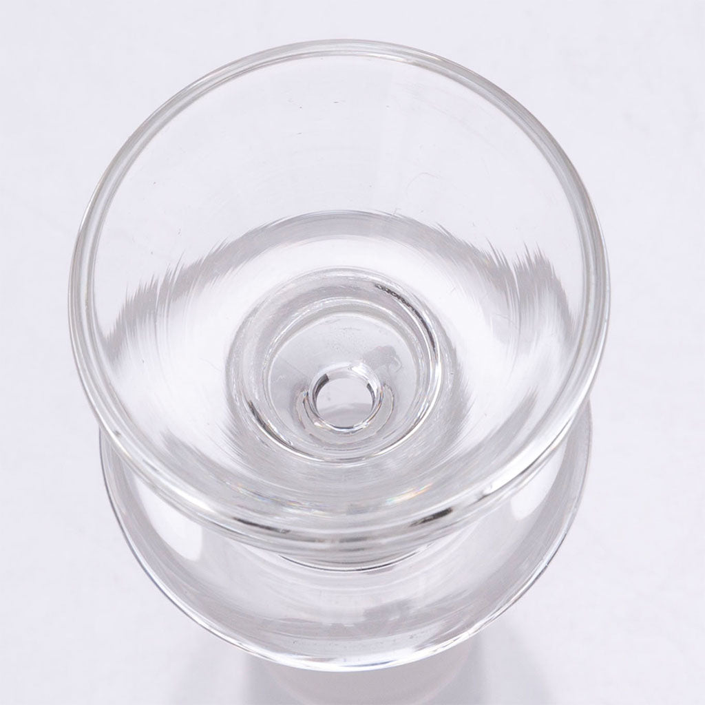 GRAV Clear Glass Funnel Bowl