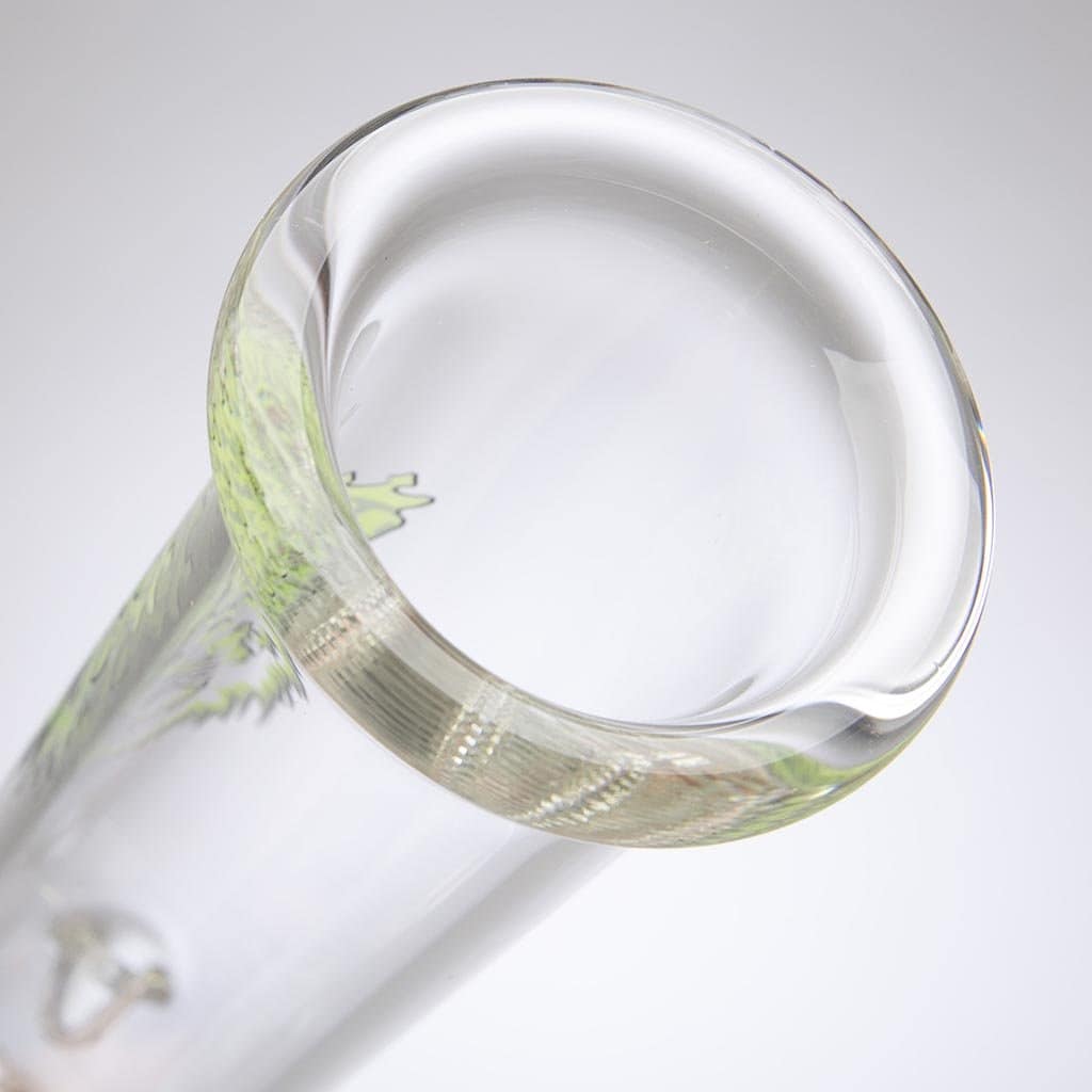 Manifest Glassworks Black CIRQ Double Perc Bongs