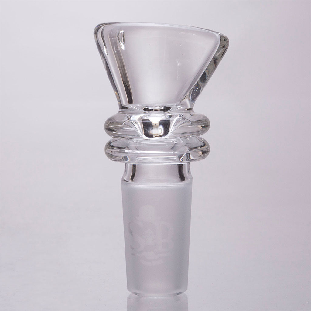 Sheldon Black Glass Embur Bong Bowl