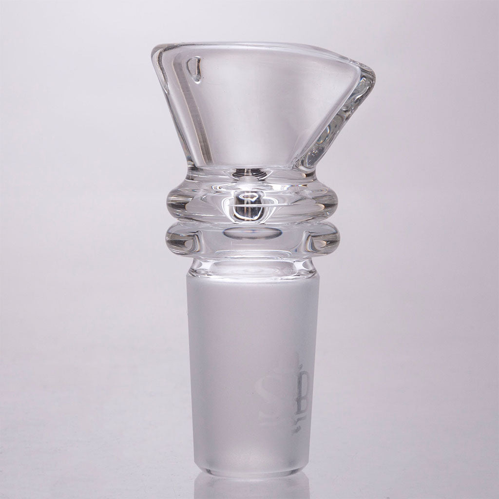 Sheldon Black Glass Embur Bong Bowl