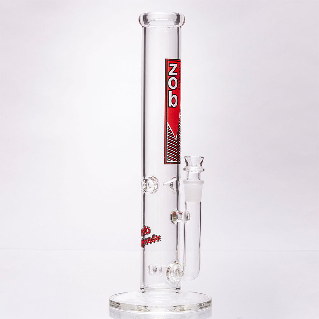 Zob Glass 14-inch StemLine Straight Bongs