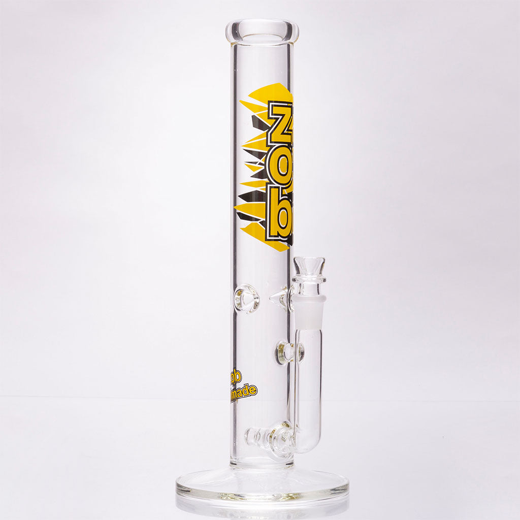 Zob Glass 14-inch StemLine Straight Bongs