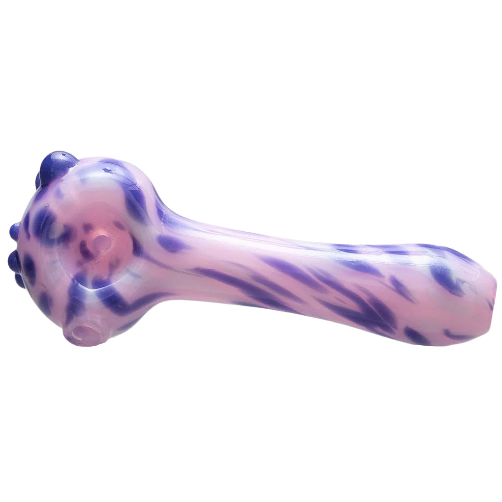 Adventures in Glass Blowing Splatter Hand Pipe