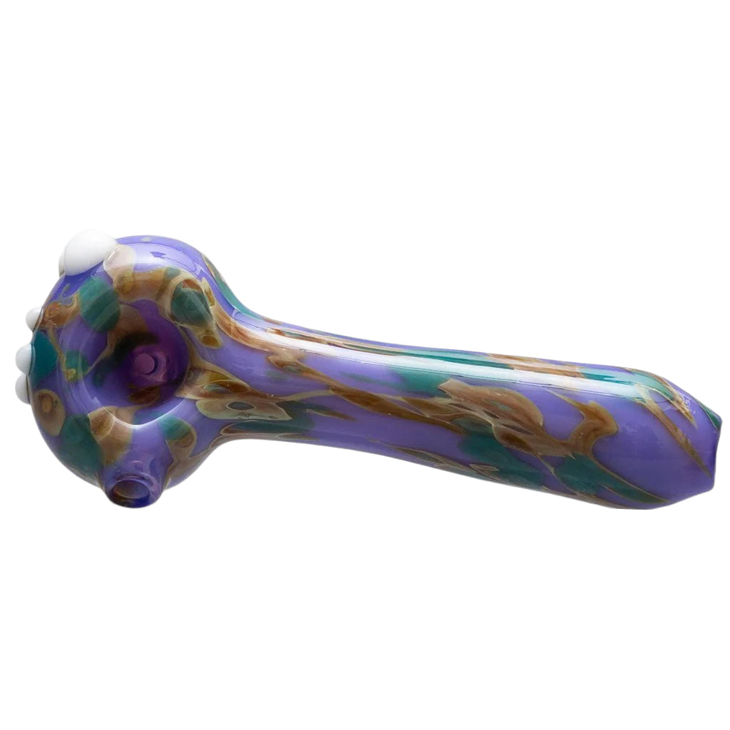 Adventures in Glass Blowing Splatter Hand Pipe