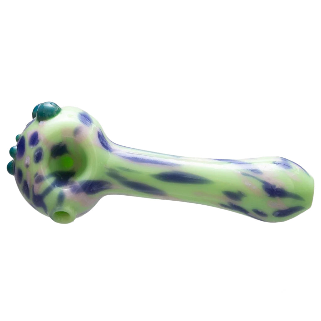 Adventures in Glass Blowing Splatter Hand Pipe
