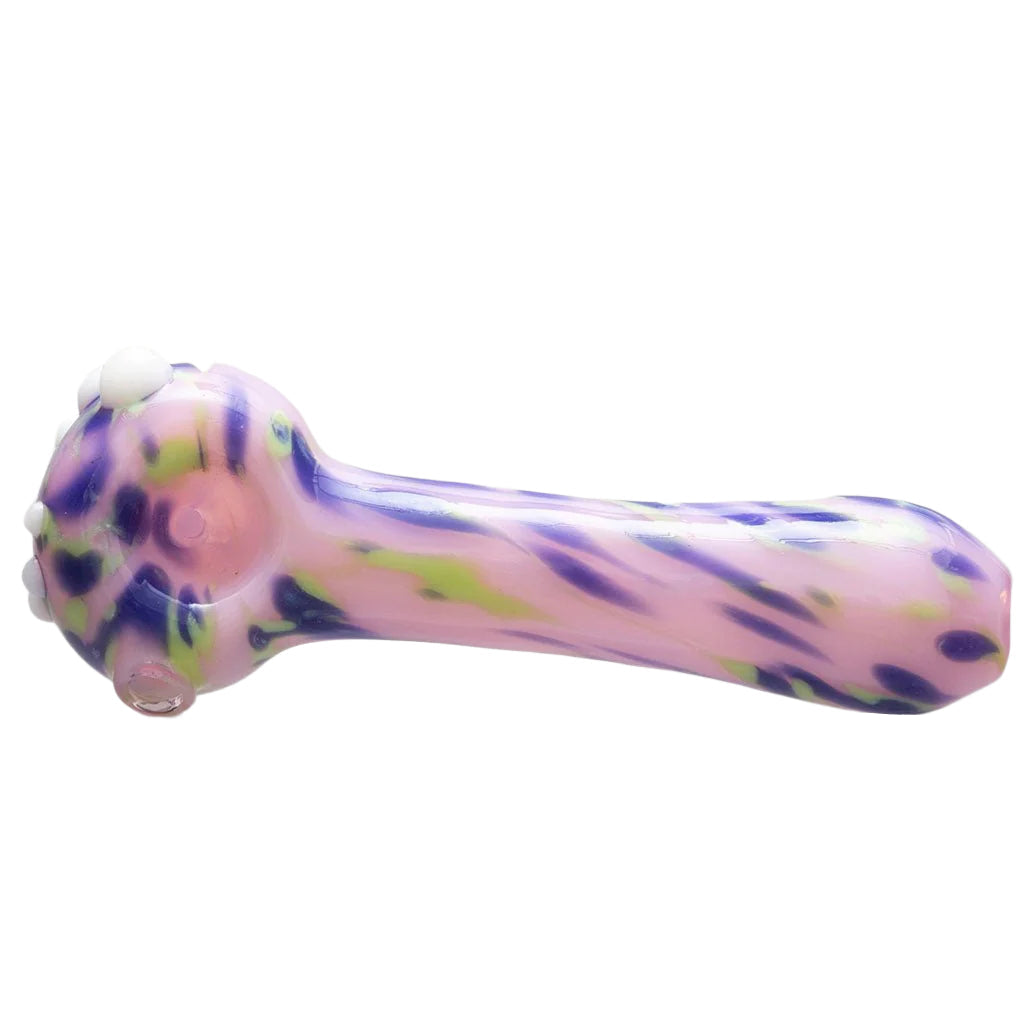 Adventures in Glass Blowing Splatter Hand Pipe