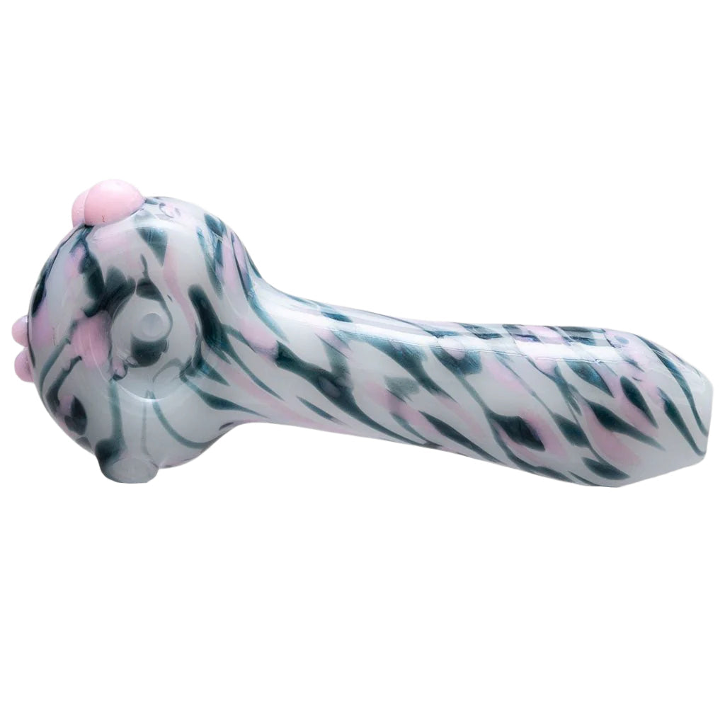 Adventures in Glass Blowing Splatter Hand Pipe