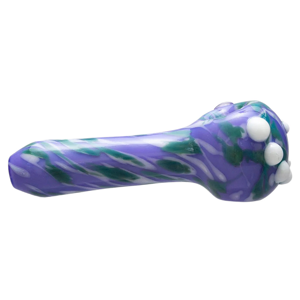 Adventures in Glass Blowing Splatter Hand Pipe