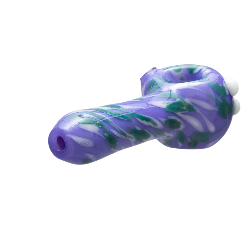 Adventures in Glass Blowing Splatter Hand Pipe