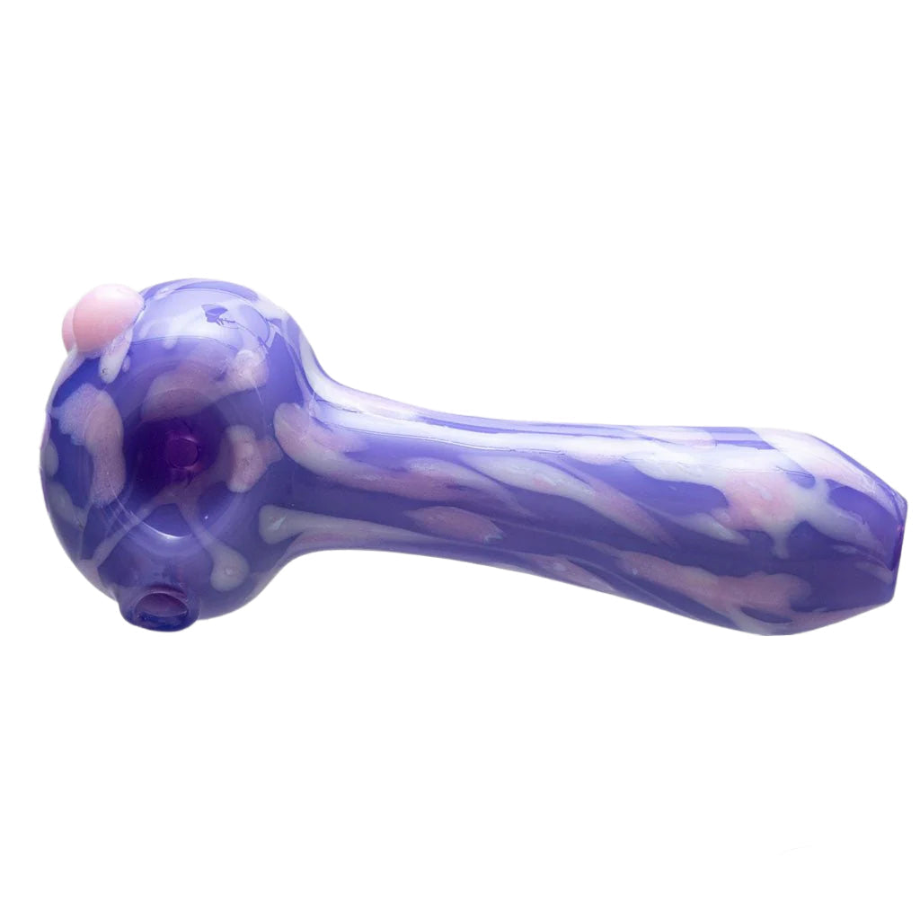 Adventures in Glass Blowing Splatter Hand Pipe