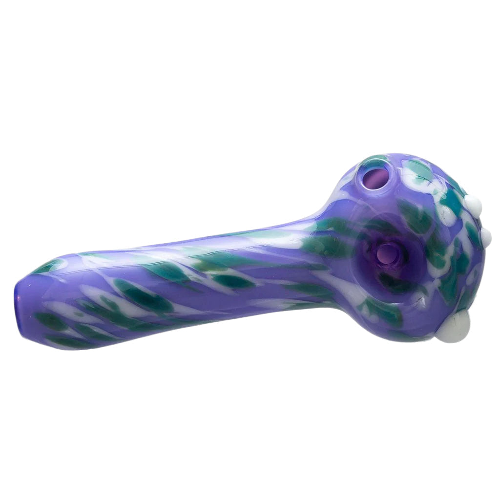 Adventures in Glass Blowing Splatter Hand Pipe