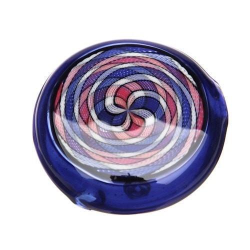 Devol Glass Worked Retticelo Belt Buckle Pipe