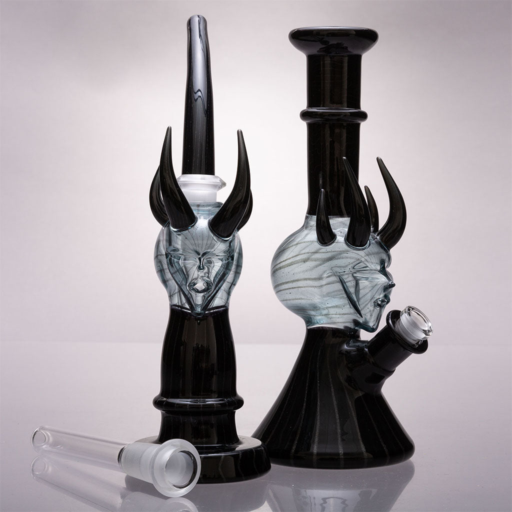 Banjo x Leisure Sculpted Face Remix Bongs - Aqua Lab Technologies