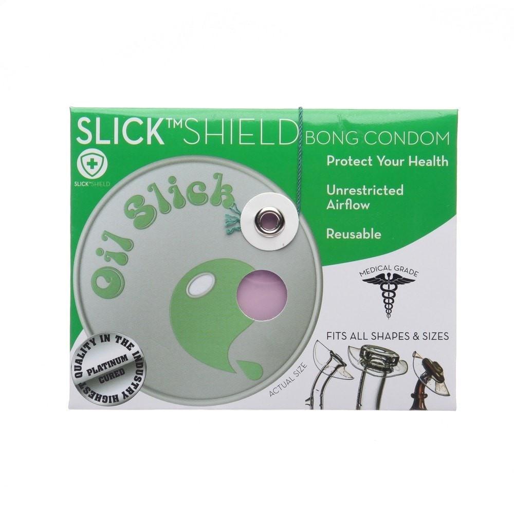 Oil Slick Slick Shield Bong Condom - Pink