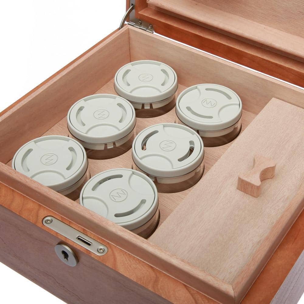 Cannador - 6 Strain Cannabis Humidor - Aqua Lab Technologies