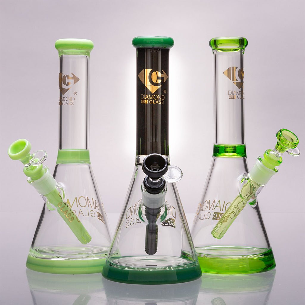 Diamond - Mini Accent Beaker Bongs - Aqua Lab Technologies