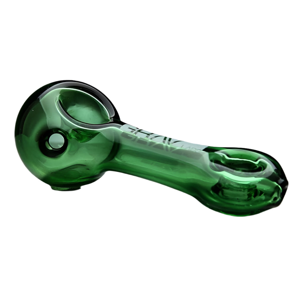 GRAV Glass Green Mini Donut Spoon Pipe