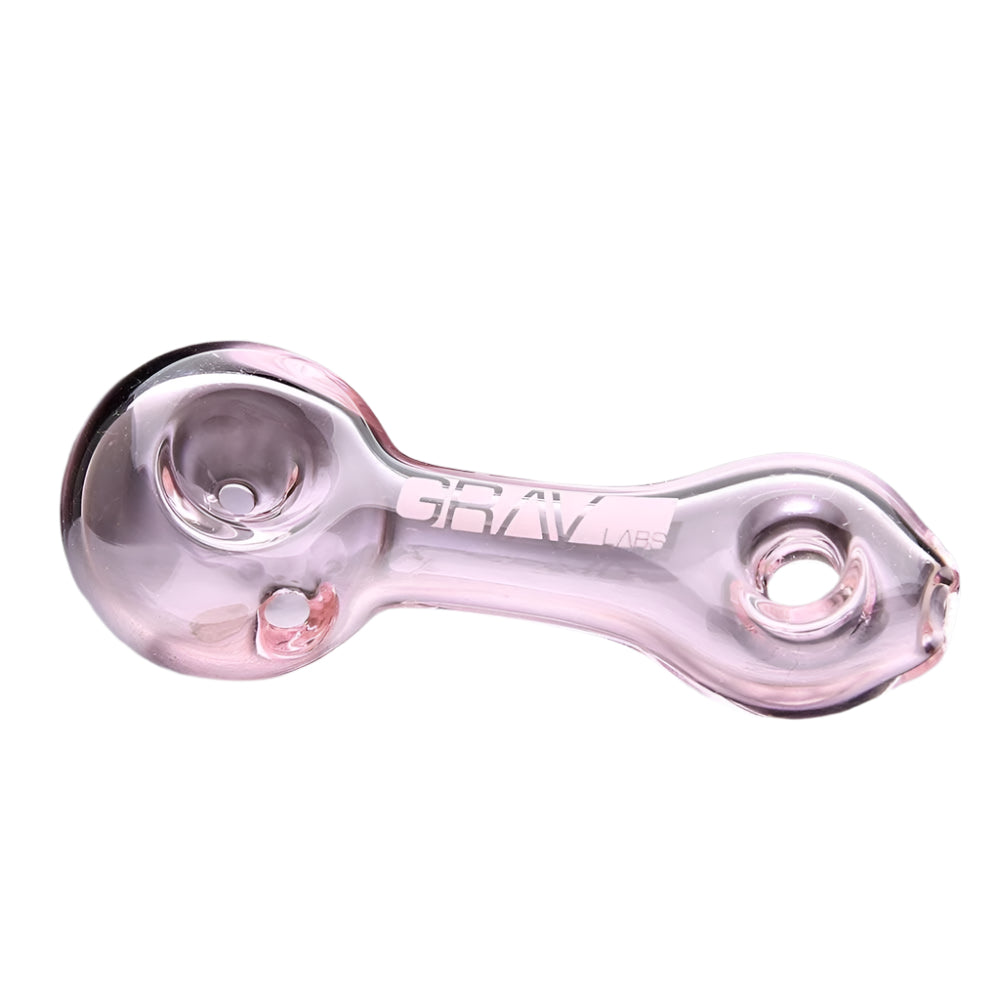 GRAV Glass Pink Mini Donut Spoon Pipe
