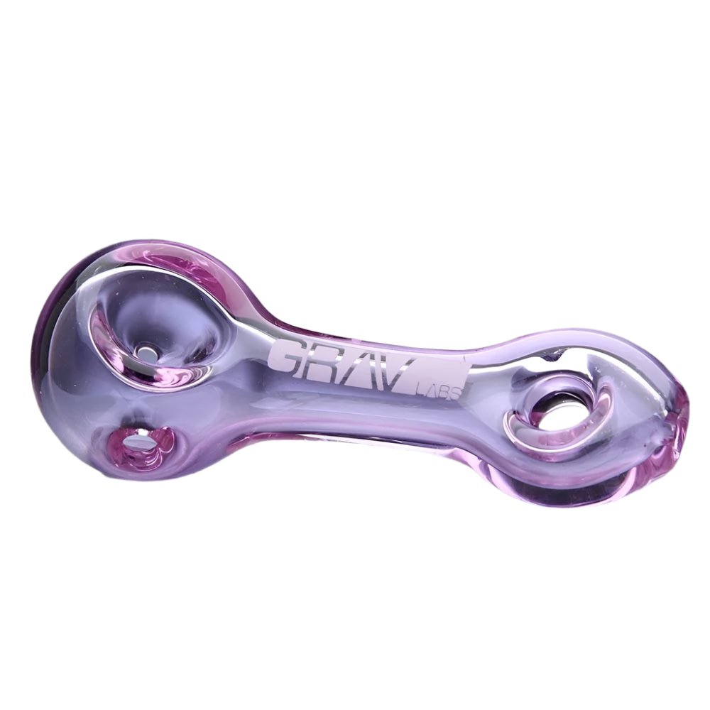 GRAV Glass Purple Mini Donut Spoon Pipe