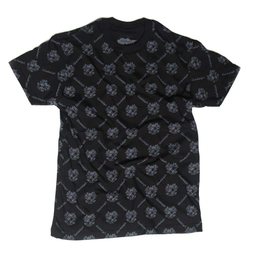 illadelph - Black Small All Over Print T-shirt - Aqua Lab Technologies