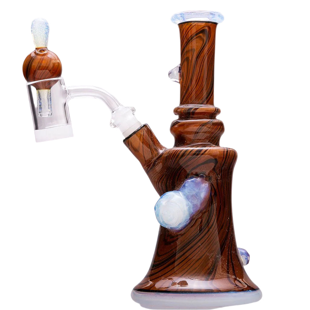 Leary Glassworks - Woodgrain Mini Bongs - Aqua Lab Technologies
