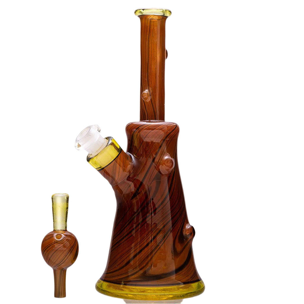 Leary Glassworks - Woodgrain Mini Bongs - Aqua Lab Technologies