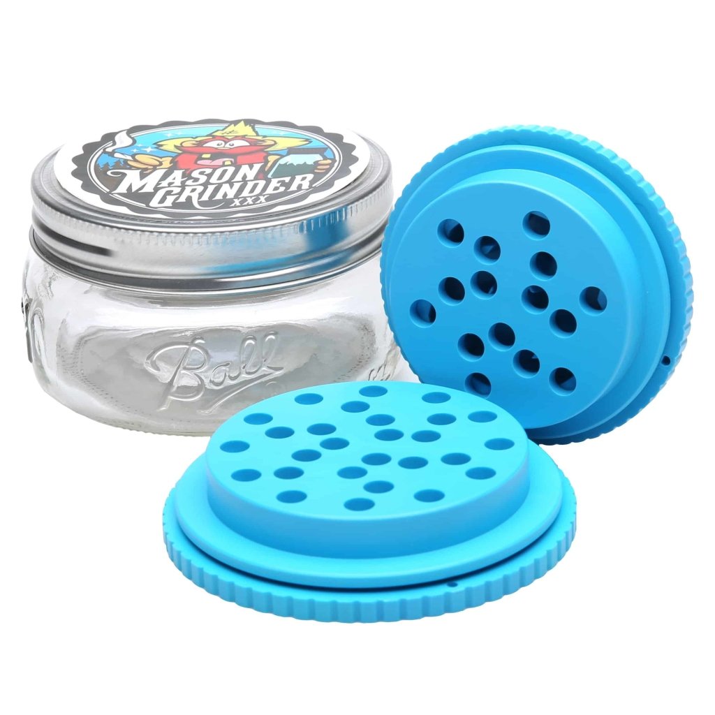 Mason Grinder Jar Top Herb Grinder