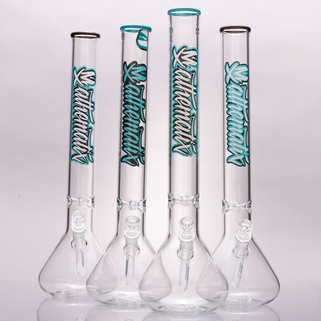 Mathematix Glass - 18" Beaker Bongs - Aqua Lab Technologies