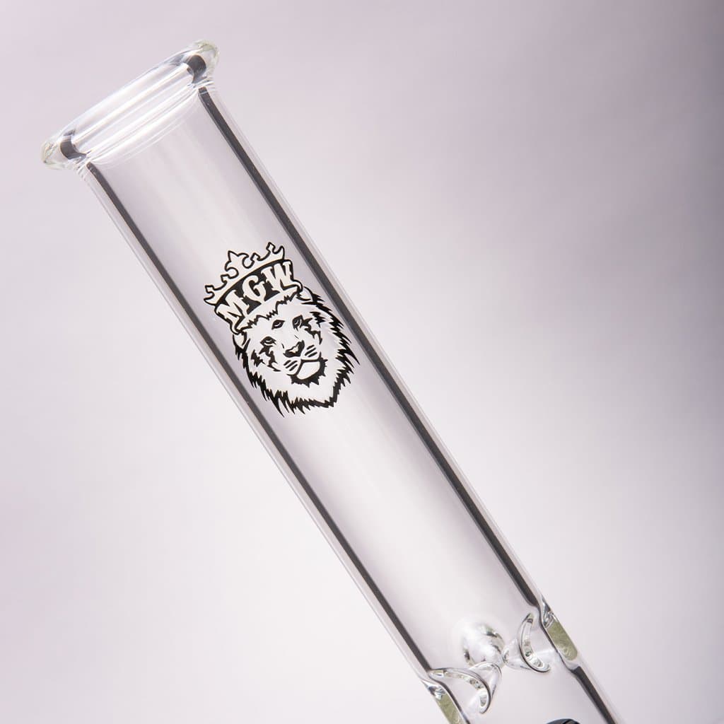 MGW - Black Mini CIRQ Double Bong - Aqua Lab Technologies