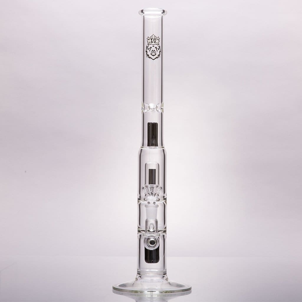 MGW - Black Mini CIRQ Double Bong - Aqua Lab Technologies