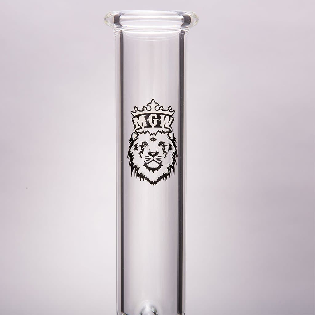 MGW - Black Mini CIRQ Double Bong - Aqua Lab Technologies