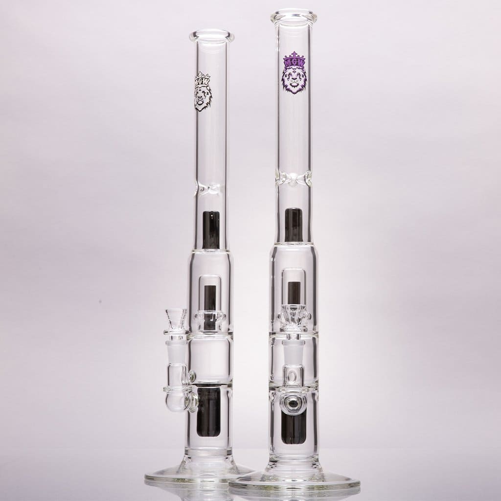 MGW Black Mini CIRQ Double Perc Bong