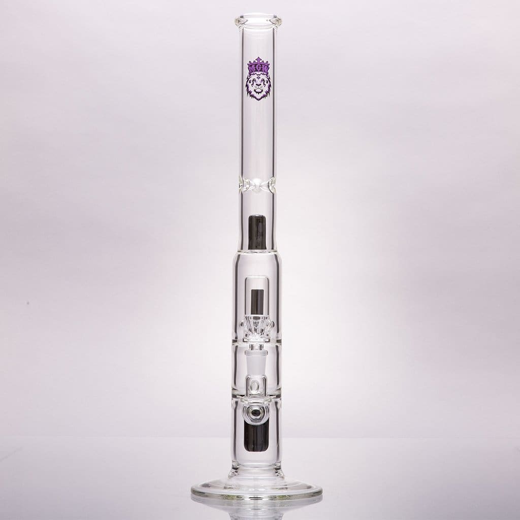 MGW - Black Mini CIRQ Double Bong - Aqua Lab Technologies