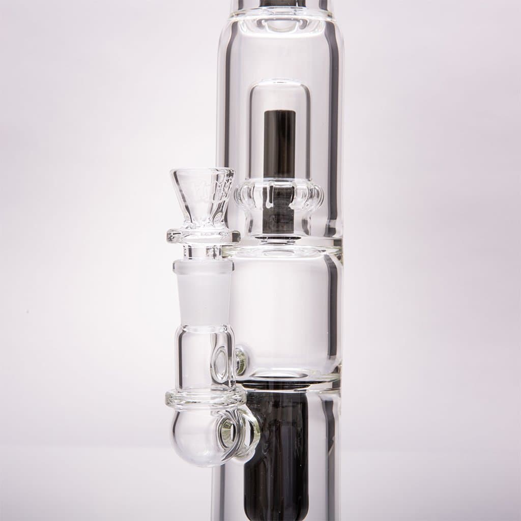MGW - Black Mini CIRQ Double Bong - Aqua Lab Technologies