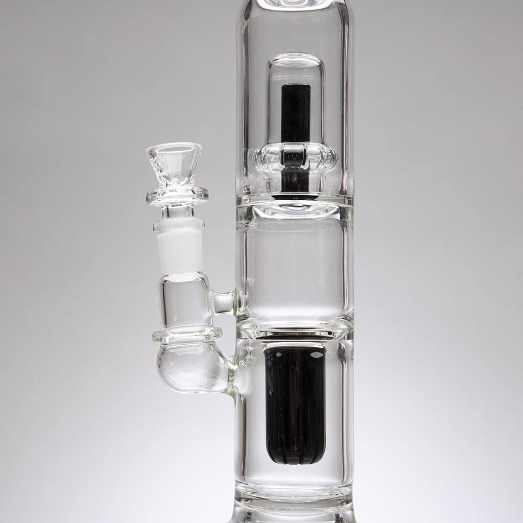 MGW - Mini Black CIRQ Double Perc Bong