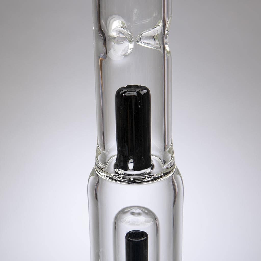 MGW - Mini Black CIRQ Double Perc Bong - Aqua Lab Technologies