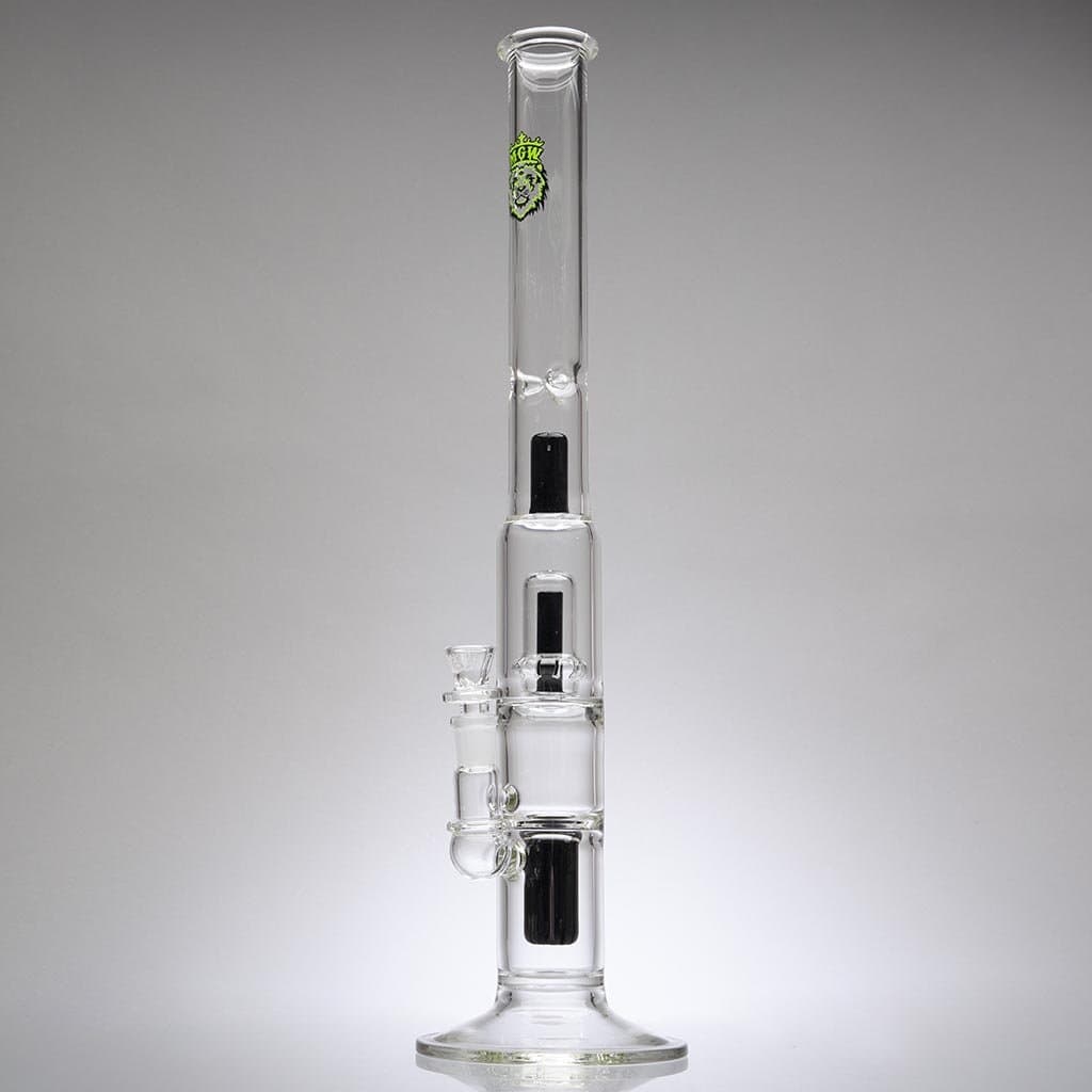 MGW - Mini Black CIRQ Double Perc Bong - Aqua Lab Technologies