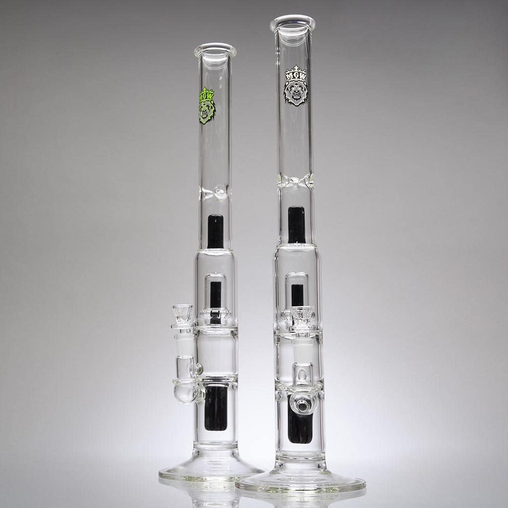 MGW - Mini Black CIRQ Double Perc Bong