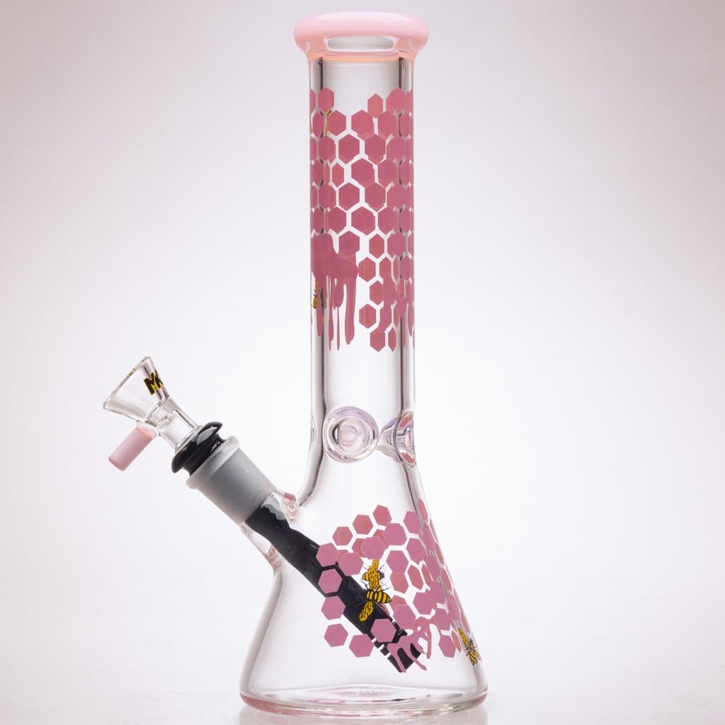 MK100 - Mini HoneyBee Beaker Bongs - Aqua Lab Technologies