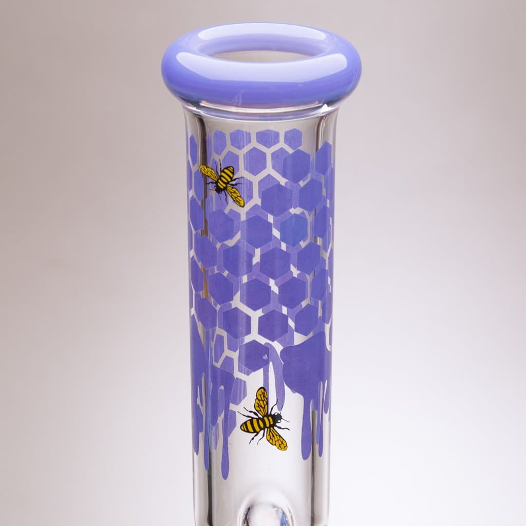 MK100 - Mini HoneyBee Beaker Bongs - Aqua Lab Technologies