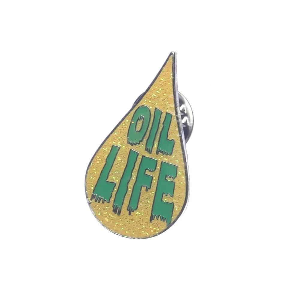 Oil Life - Glow in Dark Heady Hat Pin - Aqua Lab Technologies