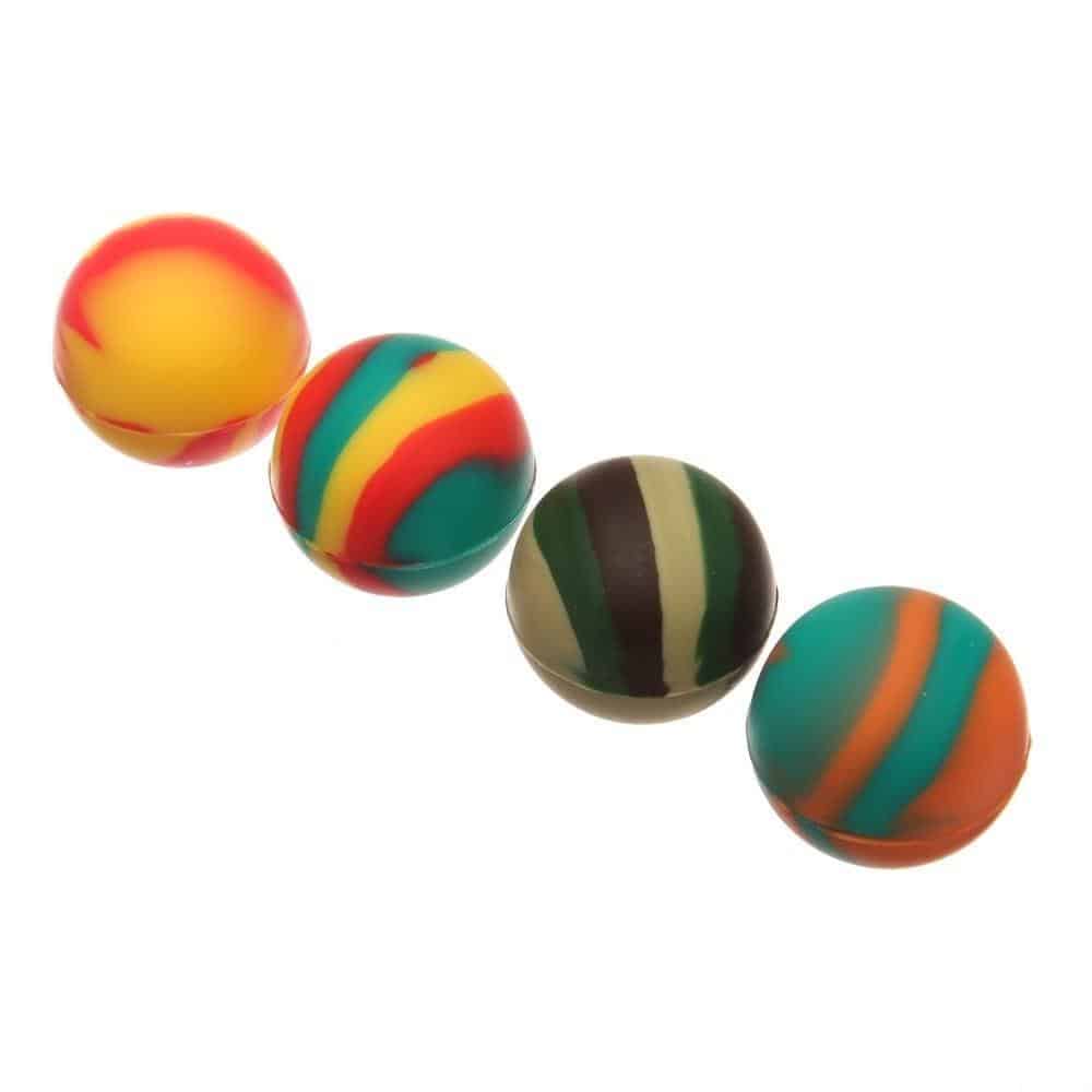 Oil Slick - Four Pack of Rasta Mix Slick Ball Minis - Aqua Lab Technologies