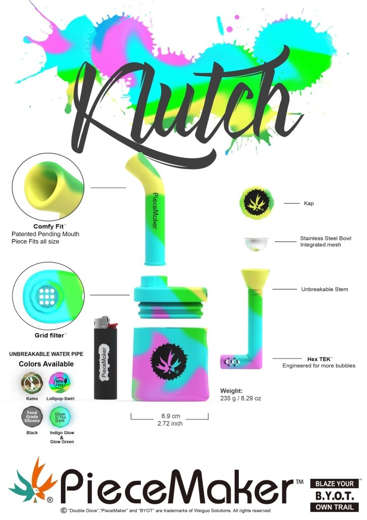 PieceMaker - Klutch Silicone Bubbler - Aqua Lab Technologies